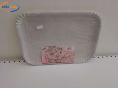 VASSOI IN CARTONE PLASTIFICATO 4 PEZZI N 6