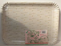 VASSOIO BIANCO 3 PEZZI PLASTIFICATO N 7