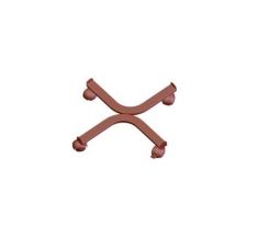 CARRELLO PORTA PIANTE TERRACOTTA CM 58X30