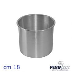 FORMA PAN BRIOCHE ALLUMINIO DIAM CM 18