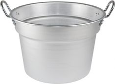 CALDAIA PESANTE IN ALLUMINIO CON 2 MANICI DIAMETRO 32 CM.