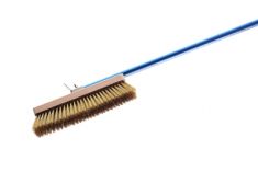 SPAZZOLA CON SETOLE IN OTTONE CM. 27X8 CM