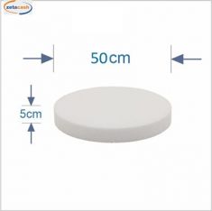 BASE ROTONDA POLISTIROLO 50X50X5 CM