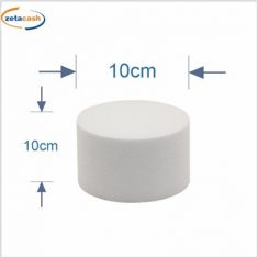 BASE TONDA IN POLISTIROLO DIAM 10 X H 10 CM