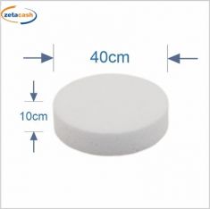 BASE TONDA IN POLISTIROLO DIAM 40 X40 X H 10 CM