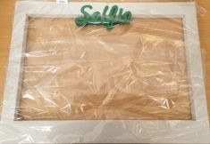 CORNICE SELFIE GRIGIA GRANDE IN POLISTIROLO