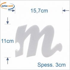 LETTERA "M" MINUSCOLA CORSIVO