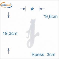 LETTERA PUZZLE J IN MINUSCOLO CORSIVO