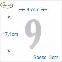 NUMERO PUZZLE 9 IN CORSIVO