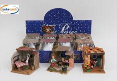 SCENARIO PORTICATO CON PASTORE CM 13 X 15 X H 15