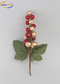 RAMETTO NATALIZIO CON BACCHE