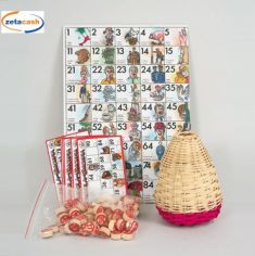 TOMBOLA LA SMORFIA NAPOLETANA 4 PEZZI