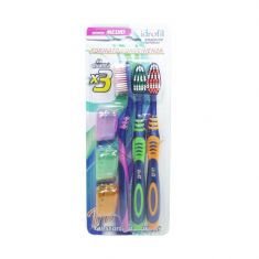 SPAZZOLINO TRIS 3 PEZZI MEDIO