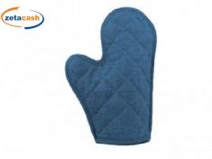 GUANTO DA CUCINA IN COTONE BLU CM 20X28