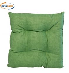 CUSCINO BORDATO 4 PUNTI PER SEDIA VERDE CM 40 X 40 X 5
