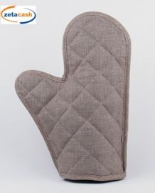 GUANTO DA CUCINA IN COTONE TORTORA CM 20X28