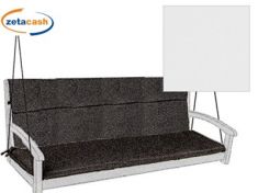 CUSCINO DA ESTERNO PER DONDOLO A TRE POSTI BIANCO