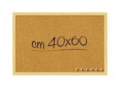 LAVAGNA IN SUGHERO CON PUNTINE CM. 60X40