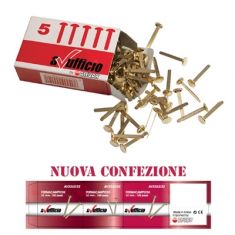 CONFEZIONE 100 PZ. FERMACAMPIONI 32mm.