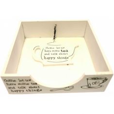 PORTA TOVAGLIOLI QUADRATO BIANCO