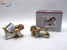 SET 2 ANGELI DISTESI CM. 11X8X6,5
