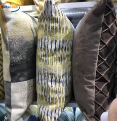 CUSCINO ARREDO MARRONE