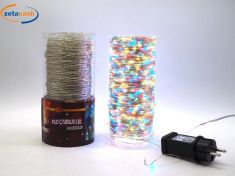 SERIE 500 LUCI LED CALDA USO ACQUA MULTICOLOR MT. 50 USO INTERNO