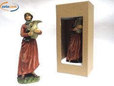 DONNA CON CARAFFA H. 25 cm. PERSONAGGI PER PRESEPE