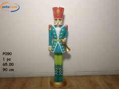 SCHIACCIANOCI BAMBOLA NATALIZIA CON LUCI