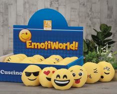 CUSCINO ANTISTRESS EMOTICON DIAM 14 CM