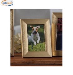 CORNICE PORTAFOTO PLASTICA ORO 10X15CM