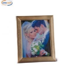 CORNICE PORTAFOTO PLASTICA ORO 20X25CM