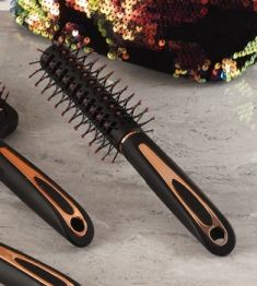 SPAZZOLA TONDA PER CAPELLI IN ABS