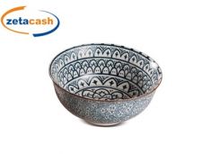 CIOTOLA IN CERAMICA STAMPATA DIAM 20 X H 9 CM