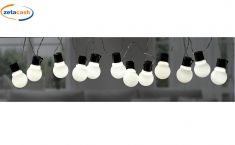 CATENA LUMINOSA 12 LED LUCE CALDA