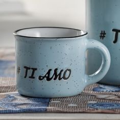 TAZZA CERAMICA "THAT'S AMORE" D. 6 cm. - H. 5 cm.