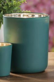 CANDELA PROFUMATA IN BICCHIERE VETRO H. 12