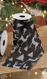 NASTRO POLIESTERE NATALIZIO CM 10X270