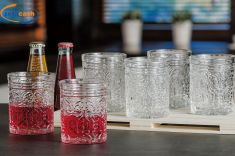 BICCHIERI IN VETRO 6 PEZZI 26 CL DIAM 8 X H 10 CM