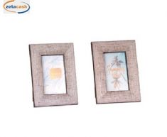 CORNICE PORTAFOTO PLASTICA EFFETTO RETE 10X15 CM ASS