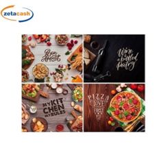 TOVAGLIETTA COLAZIONE STAMPA PIZZA