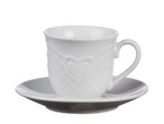 SERVIZIO DA CAFFE IN PORCELLANA PER 6 PERSONE