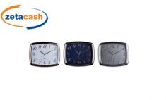 OROLOGIO RETTANGOLARE IN PLASTICA DA PARETE CM34X28