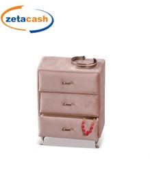 PORTAGIOIE IN VELLUTO A FORMA DI ARMADIO CM 15X9XH19.5