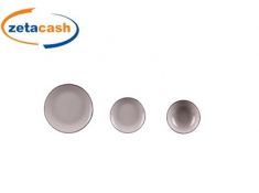 SERVIZIO PIATTI CERAMICA GRIGIO CHIARO