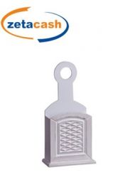 PORTAUTENSILI DA PARETE IN MDF BIANCO CM 14X7.5XH29