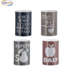 SALVADANAIO LATTA ASS4DEC 10X15H CM