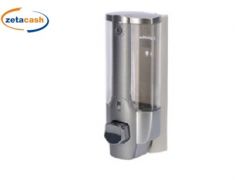 DISPENSER SAPONE A PRESSIONE DA PARETE IN ABS 350 ML