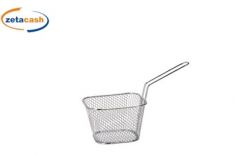 CESTINO IN ACCIAIO CON MANICO H13X9X18 CM