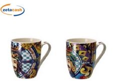 TAZZA MUG IN PORCELLANA CON MANICO H 10 CM